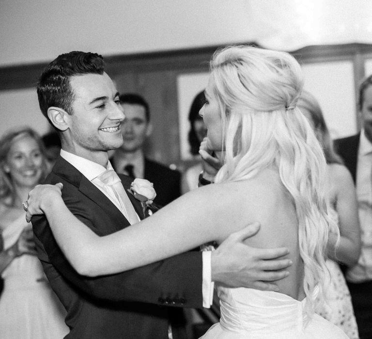 Bride & Groom First Dance Portrait