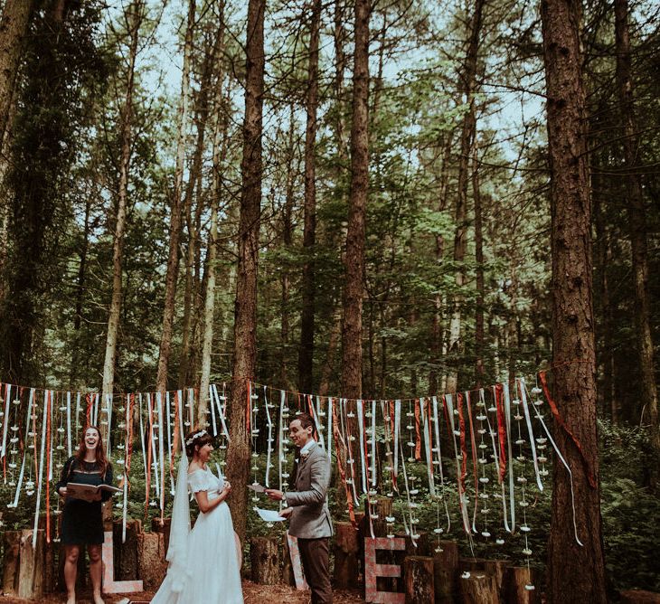 Woodland Wedding Ceremony