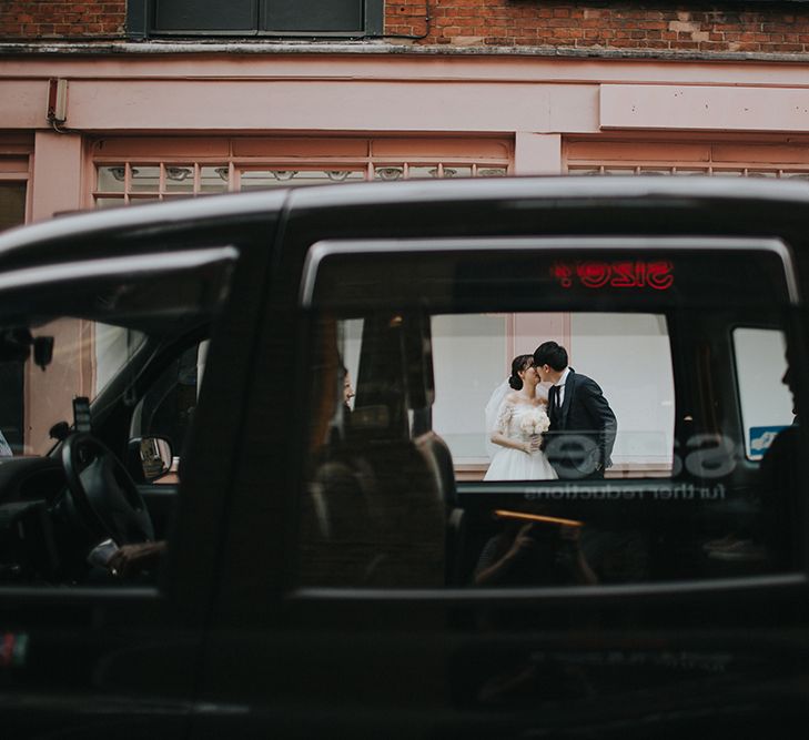 Covent Garden Bride & Groom Portrait