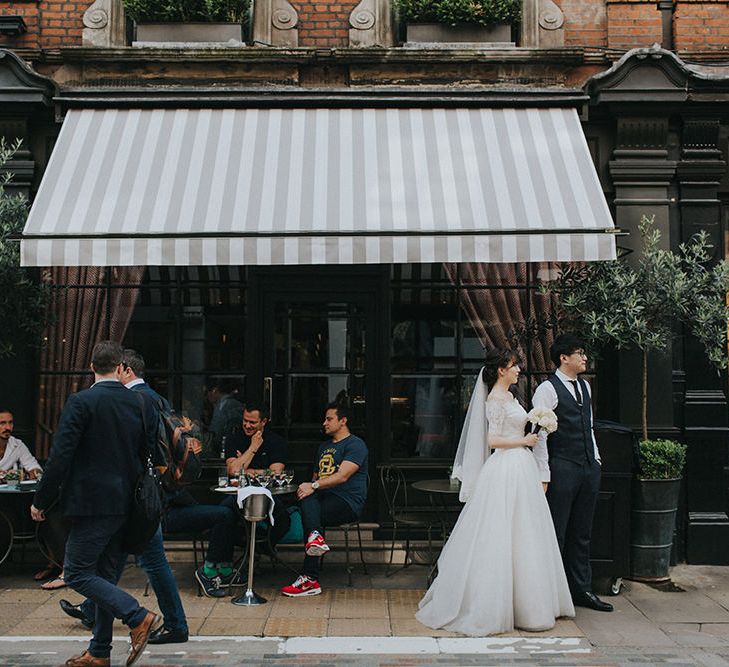 Covent Garden Bride & Groom Portrait