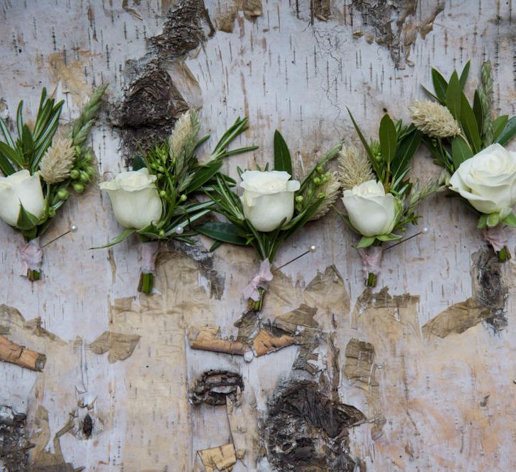 White Rose Buttonholes