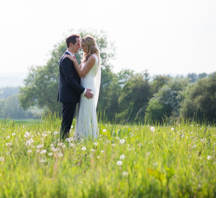 Bride & Groom Field Portrait