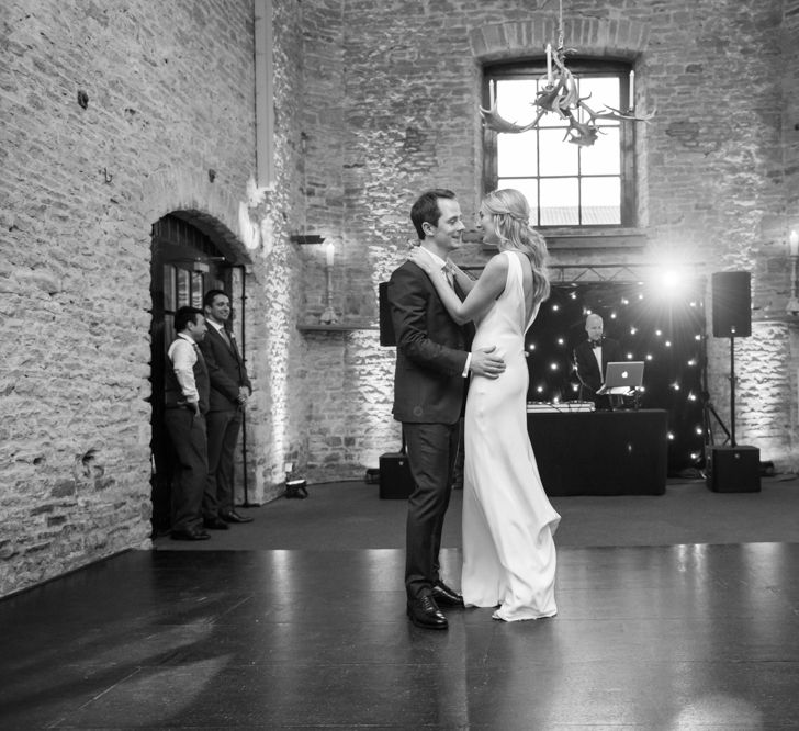 Bride & Groom First Dance Portrait