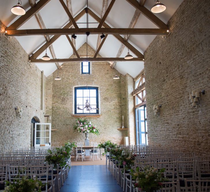 Barn Ceremony room at Merriscourt