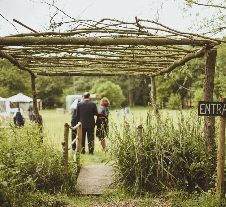 Woodland Ceremony Entrance