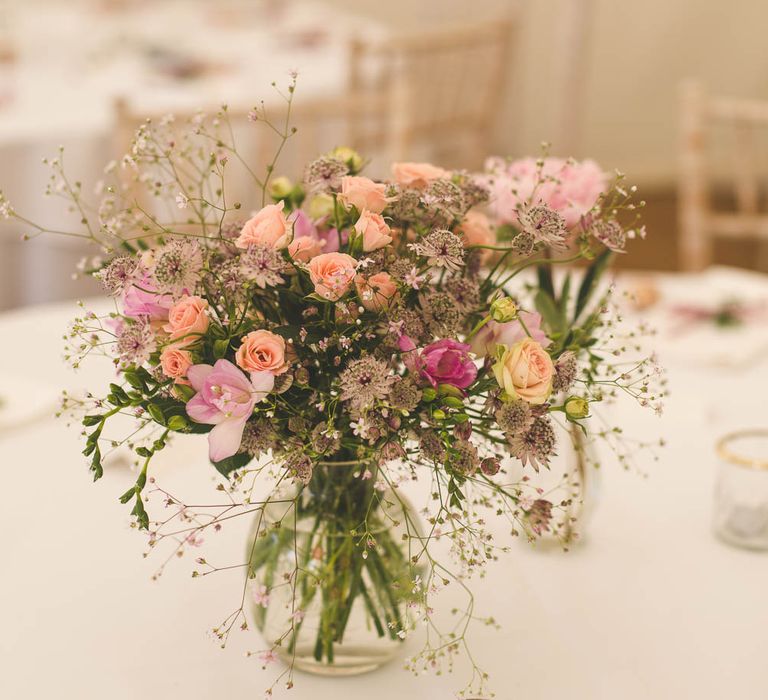 Pink Flora Centrepiece