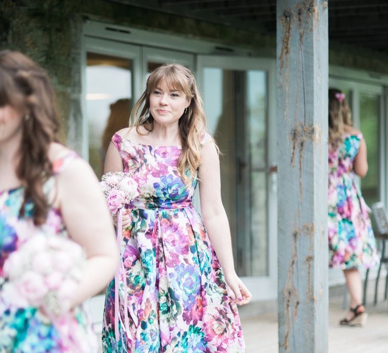 Bridesmaids in Floral Print