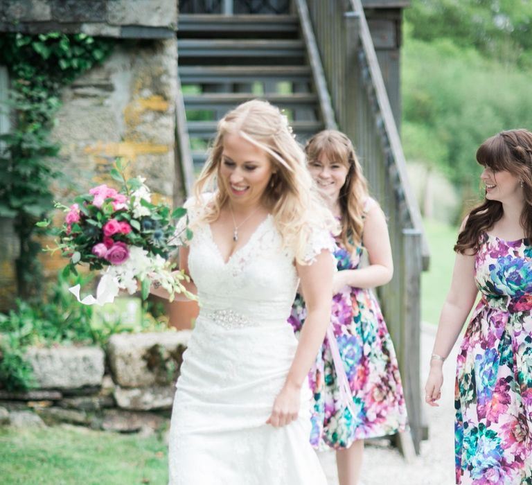 Bridesmaids in Floral Print