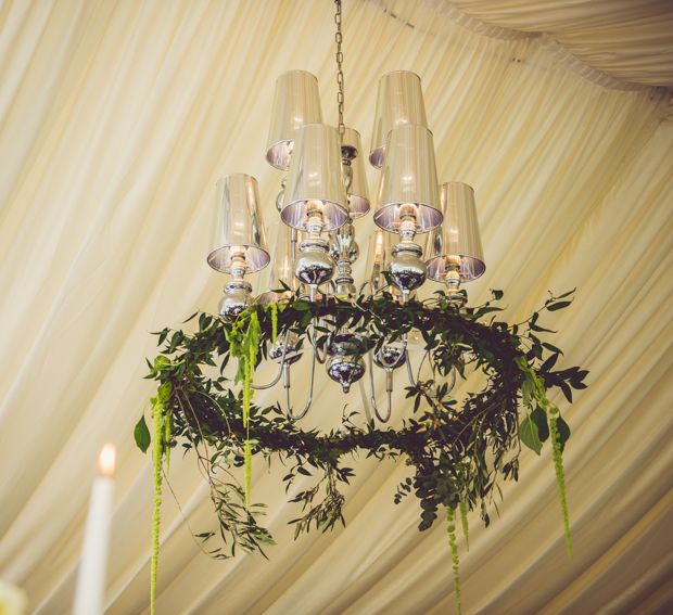 Botanical Green & Copper Wedding Decor