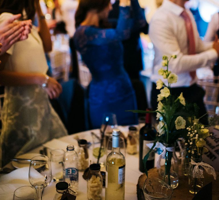 Wedding Reception in a Tipi