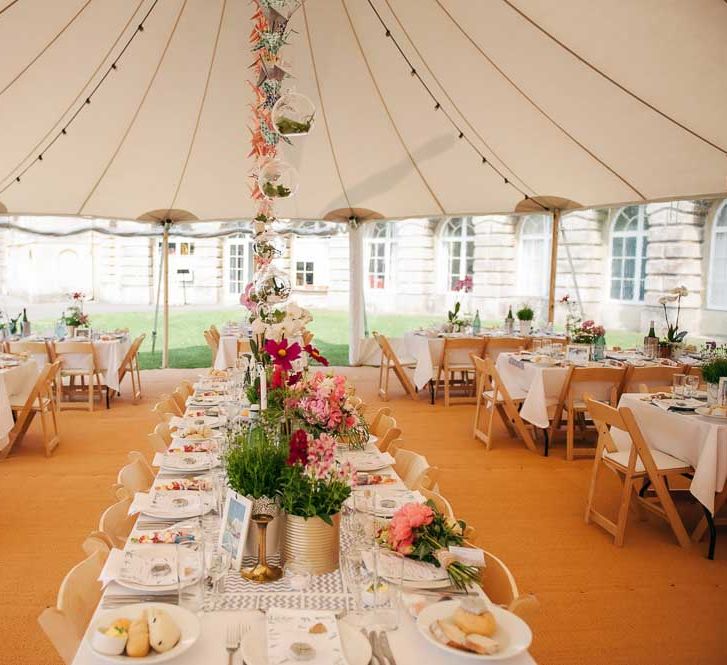 Decorated Marquee Reception