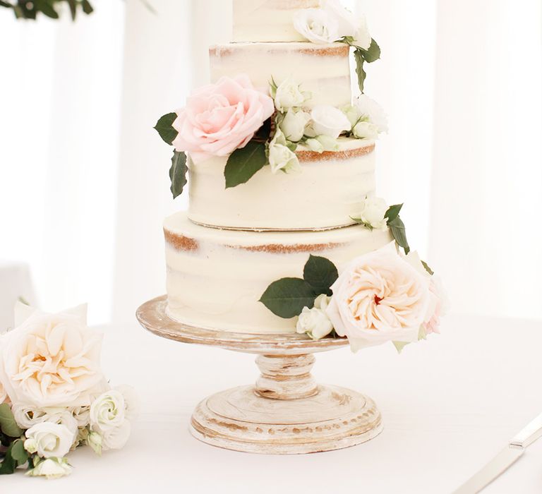 Semi Naked Wedding Cake