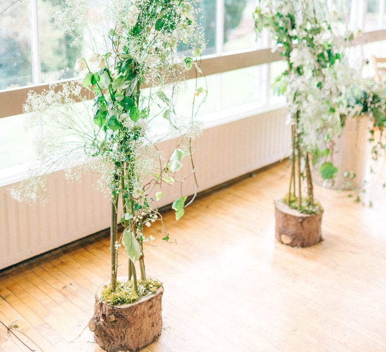 Greenery Altar Flower Arch