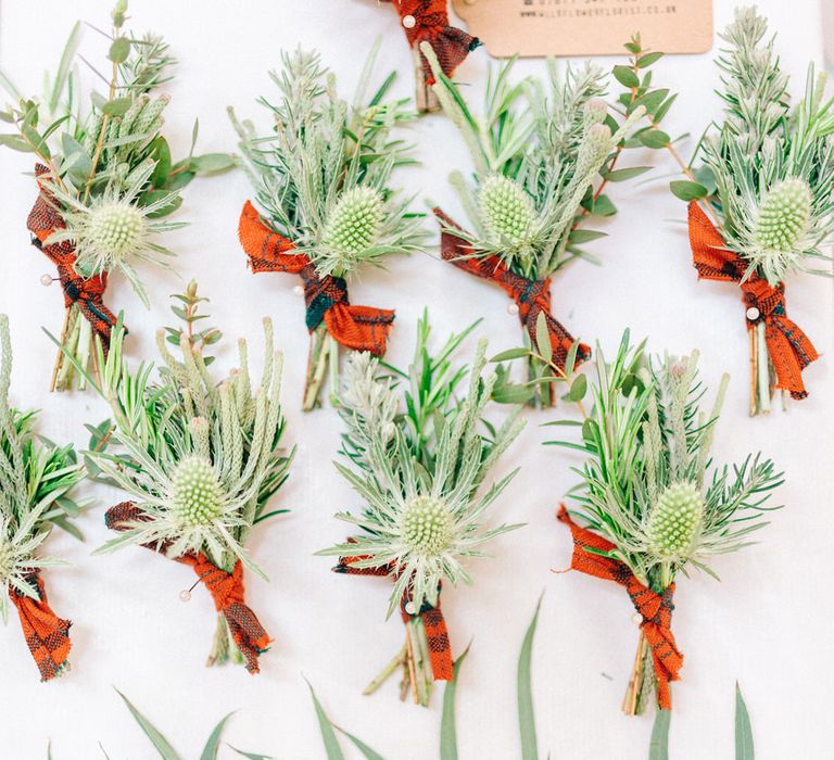 Thistle Buttonholes