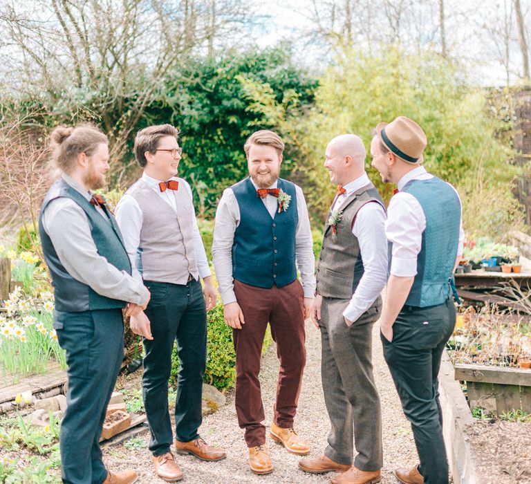 Mumford & Sons Inspired Groomsmen Outfits