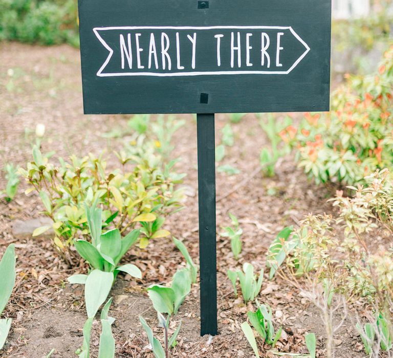 Chalkboard Wedding Sign