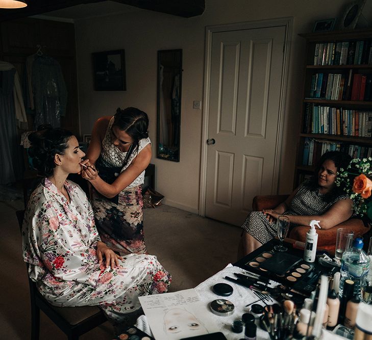 Bride Getting Ready