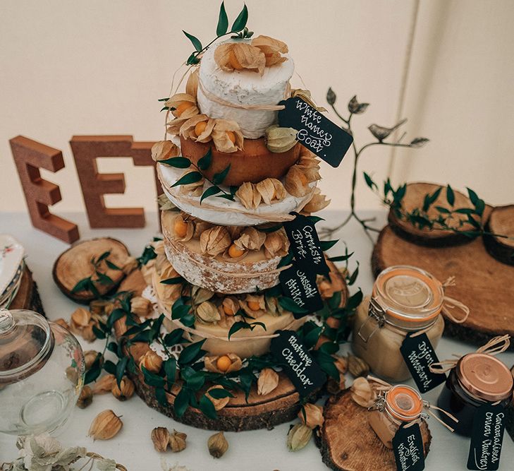 Cheese Tower Wedding Cake