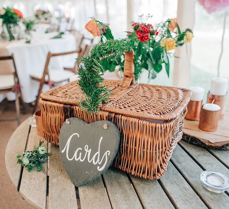 Wicker Hamper for Cards