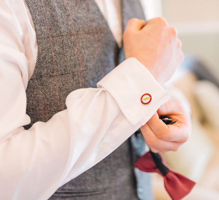 Super hero cufflinks