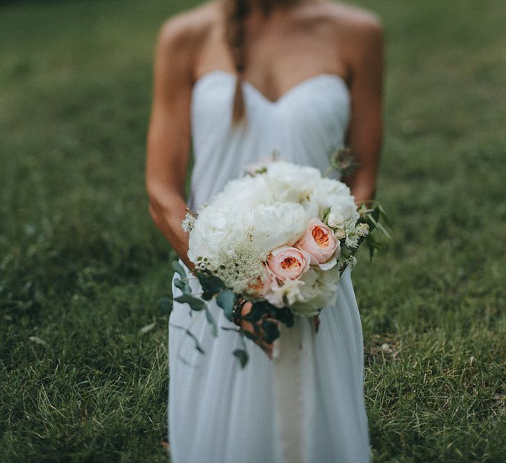 Peach & Cream Wedding Bouquet