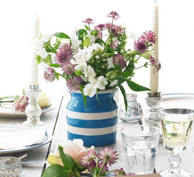 Cornishware at <a href="https://www.weddingshop.com/" target="_blank">The Wedding Shop</a>