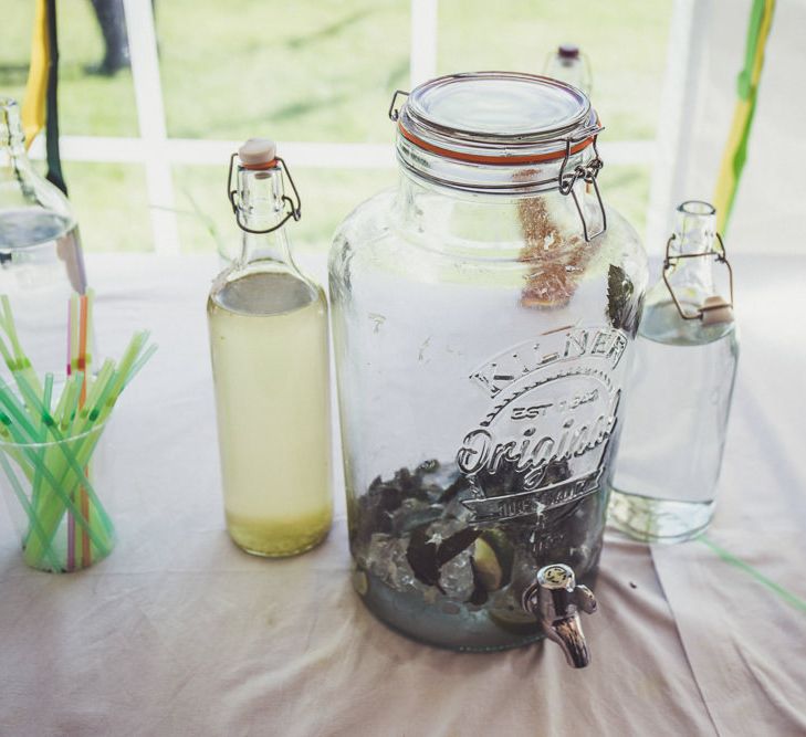 Wedding day drinks