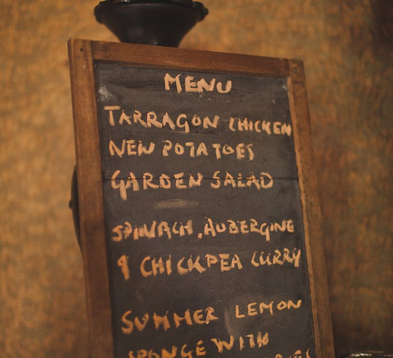 Chalkboard Menu