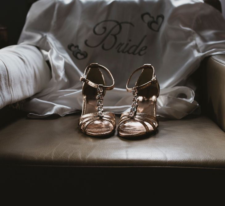 Metallic Wedding Shoes