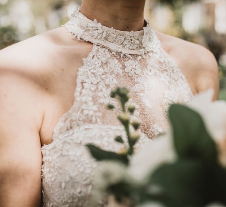 Beautiful Detail On A Nicky Flynn Wedding Dress