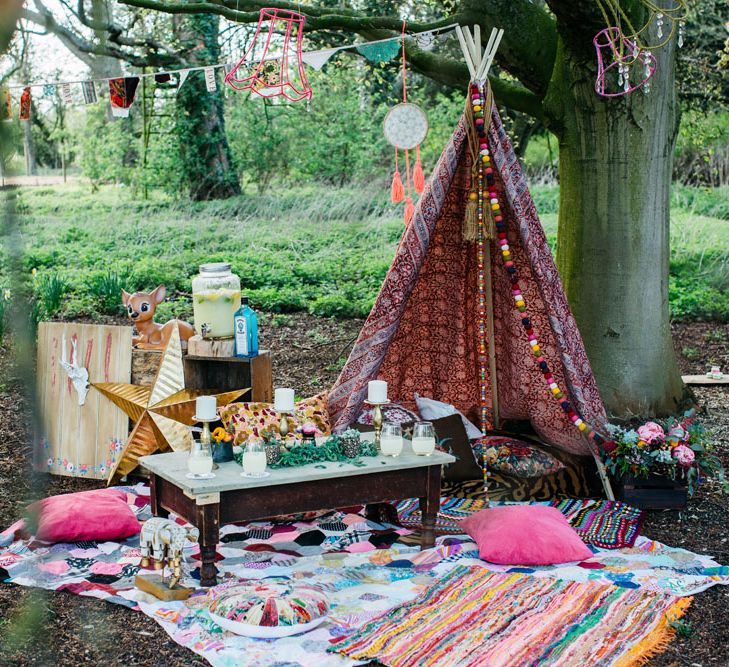 Chill Out Area with Tipi