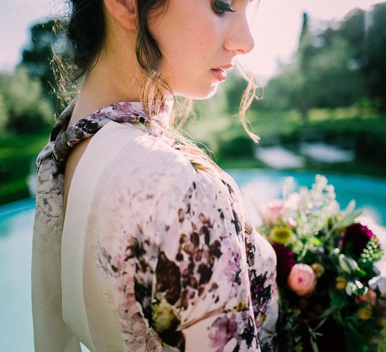 Floral Wedding Dress by Anna Fuca