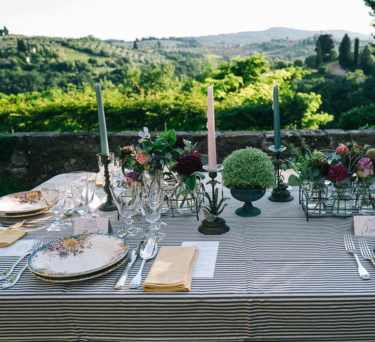 Tuscan Rustic Table Styling