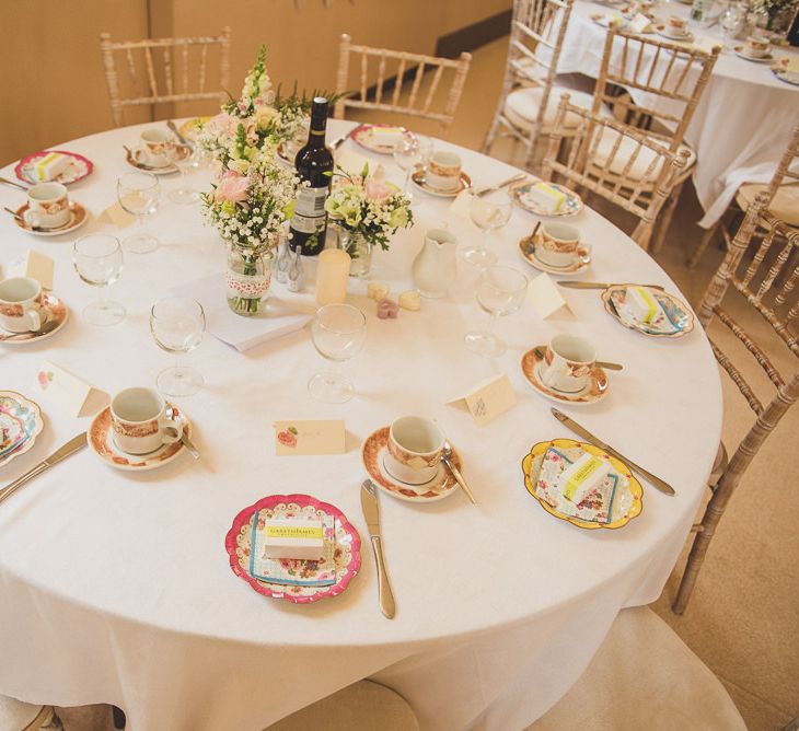 Vintage Pastel Table Setting