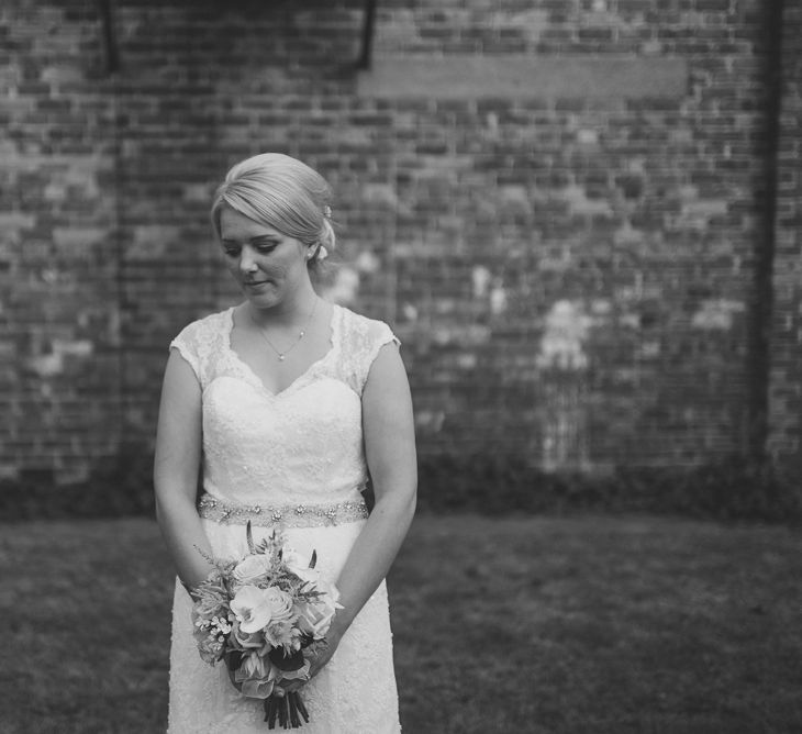 Bride in Rosetta Nicolini ‘Scarlett’ Bridal Gown