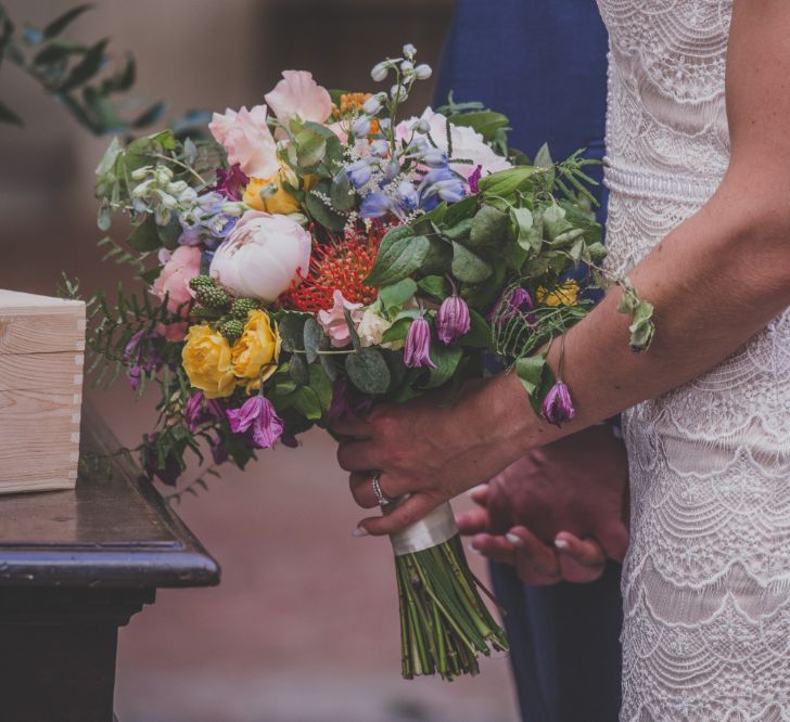 Bright Wedding Bouquet