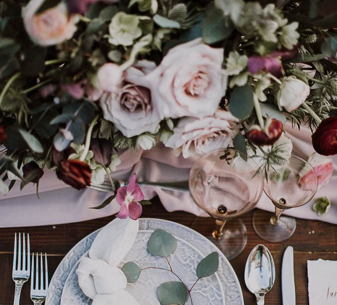 Italian Wedding Inspiration At A Neoclassical Villa With A Pale Pink & Marsala Colour Palette Images By Andrea Calvano