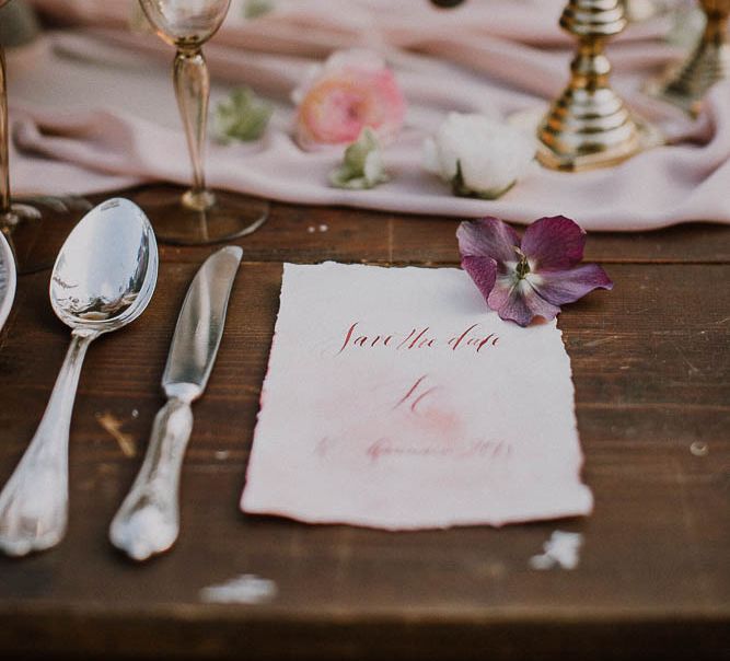 Italian Wedding Inspiration At A Neoclassical Villa With A Pale Pink & Marsala Colour Palette Images By Andrea Calvano