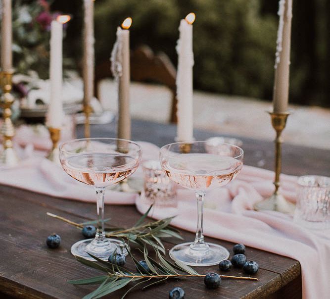 Italian Wedding Inspiration At A Neoclassical Villa With A Pale Pink & Marsala Colour Palette Images By Andrea Calvano