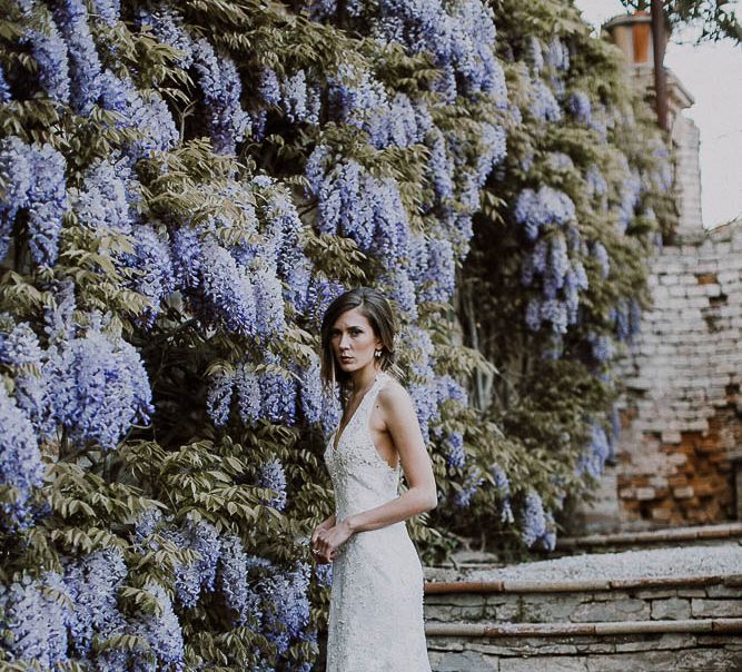 Italian Wedding Inspiration At A Neoclassical Villa With A Pale Pink & Marsala Colour Palette Images By Andrea Calvano