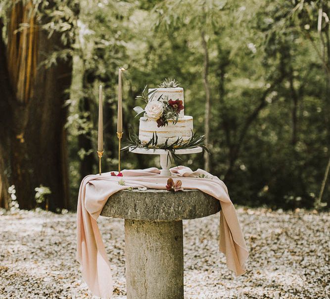 Italian Wedding Inspiration At A Neoclassical Villa With A Pale Pink & Marsala Colour Palette Images By Andrea Calvano