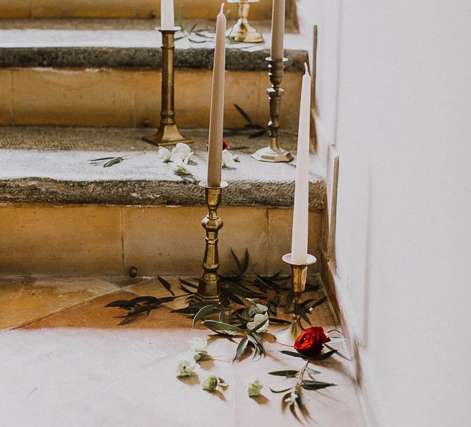 Italian Wedding Inspiration At A Neoclassical Villa With A Pale Pink & Marsala Colour Palette Images By Andrea Calvano