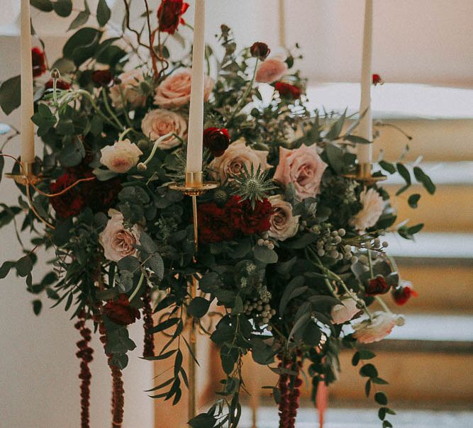 Italian Wedding Inspiration At A Neoclassical Villa With A Pale Pink & Marsala Colour Palette Images By Andrea Calvano