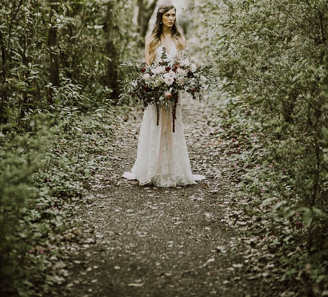 Italian Wedding Inspiration At A Neoclassical Villa With A Pale Pink & Marsala Colour Palette Images By Andrea Calvano