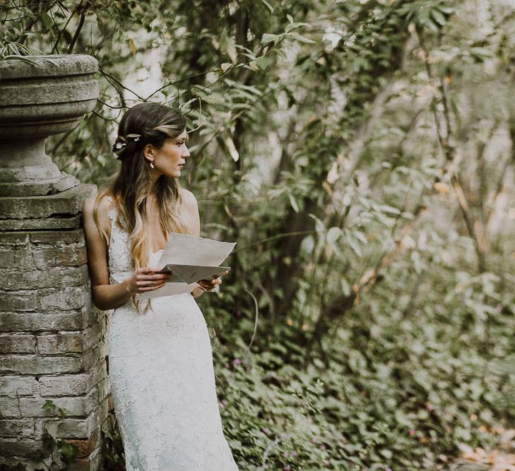 Italian Wedding Inspiration At A Neoclassical Villa With A Pale Pink & Marsala Colour Palette Images By Andrea Calvano