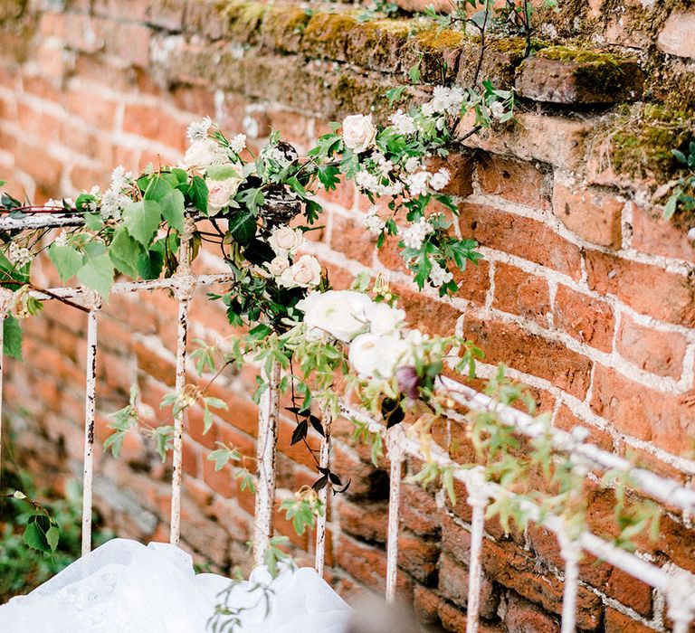 Romantic Florals by Fallen Flower Design | Dreamy Floral Fairytale Wedding Inspiration at Great Lodge in Essex | Kathryn Hopkins Fine Art Photography