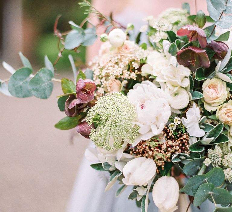 Romantic Florals by Fallen Flower Design | Dreamy Floral Fairytale Wedding Inspiration at Great Lodge in Essex | Kathryn Hopkins Fine Art Photography