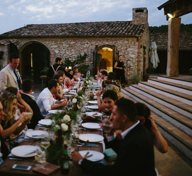 Wedding Reception Al Fresco Dinner