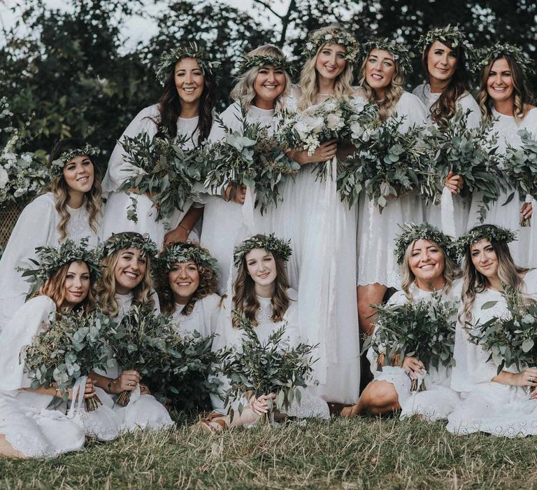 Abbi From Save The Date Magazine Gets Married Wearing Margaux Taridts & Grace Loves Lace Outdoor Festival Wedding With Tipis, Bell Tent Camping & Festoon Lights