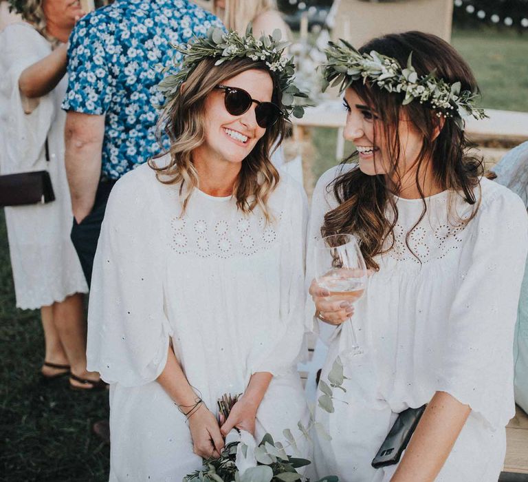 Abbi From Save The Date Magazine Gets Married Wearing Margaux Taridts & Grace Loves Lace Outdoor Festival Wedding With Tipis, Bell Tent Camping & Festoon Lights